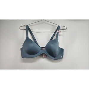 Victoria's Secret 36B Blue Infinity Flex Lightly Lined Wireless Plunge Bra NWT